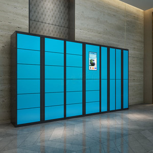 Gracewise thiết kế hiện đại 24 giờ tự động thép thông minh thương mại Pickup giặt <span class=keywords><strong>Locker</strong></span> khóa điện tử thông minh ngoài trời - Product Image 2