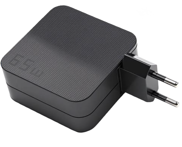 Portable GAN 65W Power Supply Adapter 4.5*3.0mm for ASUS Chromebook Mobile Phone & Camera with PD 3.0 Function