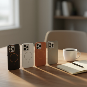 Funda Protectora Magnética Ligera para IP 13 Pro Max con Textura de Lichi, Funda para Teléfono Móvil - Product Image 2