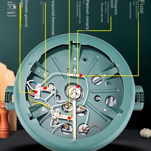 Công suất siêu lớn thương mại đa Nồi cơm điện 20-25 người không dính lót cách điện 1300-4000W đo cốc khách sạn - Product Image 5