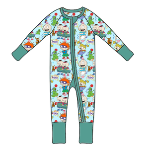 ชุดนอนเด็กทารกผ้าไผ่แบบสุ่ม กล่องสุ่มลาย จัดส่งเร็ว กล่องเซอร์ไพรส์ ชุดนอนเด็กแบบรอมเปอร์ กล่องสุ่มลาย ชุดนอนเด็กแบบซิป กล่องสุ่มลาย - Product Image 6