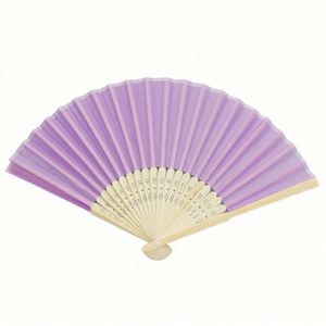 พัดพับไม้ไผ่แบบพกพาปรับแต่งได้ งานฝีมือกระดาษโบราณ ลายเทวดา สำหรับกีฬา ฮาโลวีน คริสต์มาส งานปาร์ตี้ ของที่ระลึก - Product Image 3