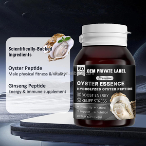 Oem nhãn hiệu riêng thủy phân <span class=keywords><strong>Oyster</strong></span> chiết xuất tinh chất <span class=keywords><strong>Oyster</strong></span> Peptide viên nang nam supplemnt cho khả năng sinh sản bổ sung - Product Image 2