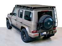 Support de Roue de Secours Arrière en Carbone Sec pour Mercedes-Benz Classe G W463 G63 4x4, 20 et 22 Pouces, avec Housse de Protection – Accessoires Extérieurs