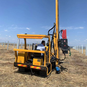 China Hard Rock Solar tipo oruga alta eficiencia EVERSTAR construcción bomba Motor nuevo granja caja de cambios martillo 300 postes/día - Product Image 2