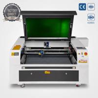Machine de gravure laser CO2 9060 avec système de contrôle Ruida, table en nid d'abeille, refroidissement par eau pour le bois, l'acrylique, le MDF