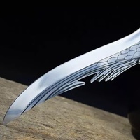 Super Sharp Haute Qualité Chinois Longquan Forgé Cuisson Intégré Manuel Camping Cuisine Viande Coupe Chef Couteau