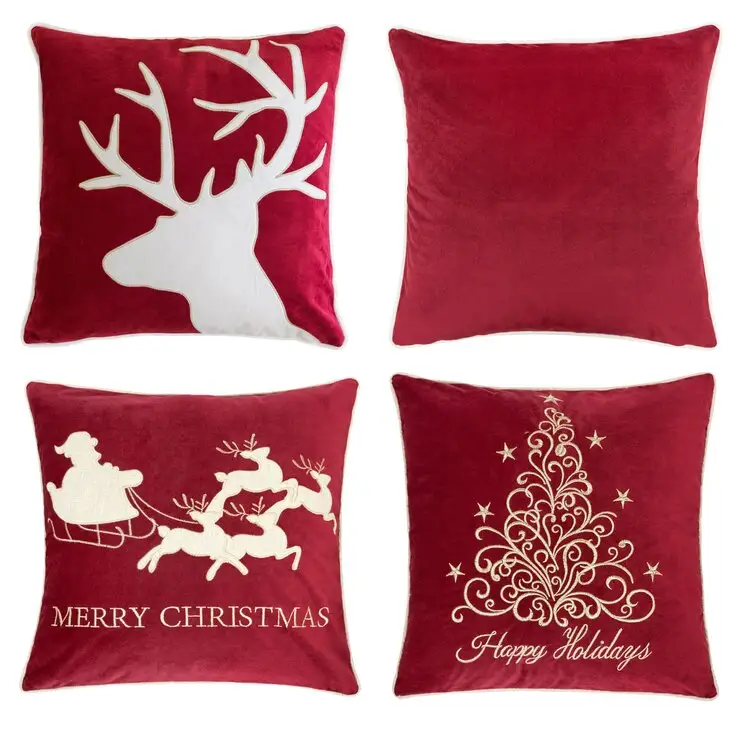 2022 New Sublimation Pillow Case Covers For Christmas Decor Throw Pillow Cover Cases