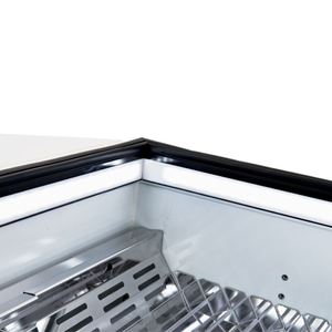 Auto <span class=keywords><strong>nevera</strong></span> <span class=keywords><strong>Mini</strong></span> puerta de cristal helado congelador escaparate - Product Image 2