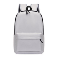 Sac à dos scolaire grande capacité en polyester imperméable avec fermeture éclair, motif géométrique, coussin d'air et compartiment pour ordinateur portable, 20-36L