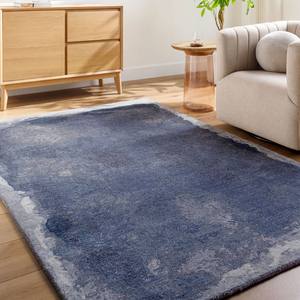 Tapis rectangulaire Kavita à motifs floraux en polyester polaire résistant aux taches pour la décoration intérieure - Product Image 2