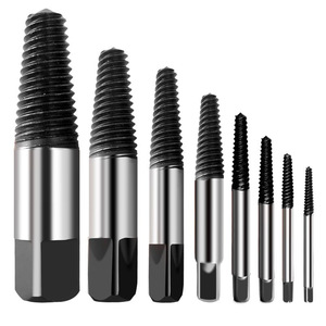 Spiral Flute <b>Extractor</b> <b>Set</b> Metric High Carbon Steel Home Use Bolt <b>Screw</b> Remover Kit 100mm - Product Image 1