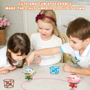 Nuevo Juguete de Equilibrio: Giroscopio Cerdo, Monociclo, para Niños y Niñas, Novedoso y Adorable, Juguete de Habilidad para Caminar sobre un Hilo, Tecnología Negra, Rompecabezas - Product Image 5
