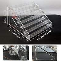 Présentoir Moderne pour Cartes avec Socle en Acrylique, Montage Facile pour Bureau, Idéal pour Cartes de Vœux, Cartes Sportives, Cartes Postales et Autocollants