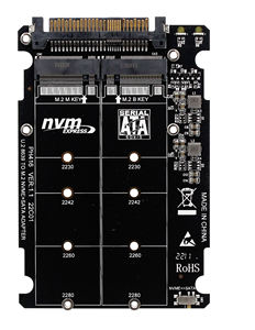 U.2 SFF8639 Carcasa de disco duro de 2,5 pulgadas SSD NGFF M.2 NVMe PCIe4.0x4 SATA6G - Product Image 1
