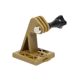 Kampho chiến thuật Mũ bảo hiểm Adapter đứng phía trước hành động máy ảnh cố định cài đặt gắn kết cho nhanh <span class=keywords><strong>GoPro</strong></span> đi xe đạp Airsoft Mũ bảo hiểm phụ kiện - Product Image 6