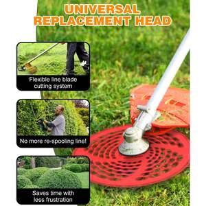 HkHK 9 en 1: Cuchilla con punta de carburo de 36 dientes y hoja de sierra de cadena de acero al carbono de 20 dientes con kit adaptador universal - Product Image 3