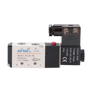 AIRTAC 4V230E-08 4V230P-08 4V310-08 4V320-08 4V300 Serie de piezas neumáticas: Filtro de bobina para medio de trabajo de aire de solenoide - Product Image 3