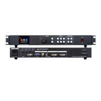 AMS-MVP300W Prosesor Video LED MVP300W Antarmuka USB Hitam Menyinkronkan Proyeksi Layar untuk Ponsel/iPad
