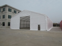 GS nuevo tamaño grande coche garaje cochera PVC cúpula refugio Truss arco almacenamiento almacén tienda MARCO DE Metal con cubierta de tela