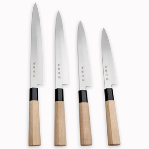 Coltello da <span class=keywords><strong>cucina</strong></span> in acciaio inox Sushi Sashimi coltello con lama <span class=keywords><strong>di</strong></span> salice e manico in legno - Product Image 1