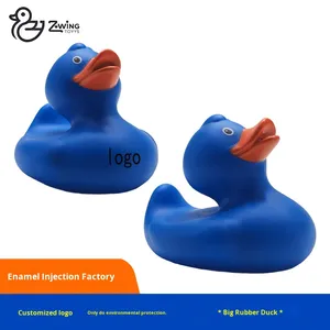 Pato de Vinilo Personalizado al por Mayor, 9 cm, Azul, Grande, Juguete Sonoro para Educación Temprana Infantil, Logotipo Personalizado, Celebridad de Internet - Product Image 2