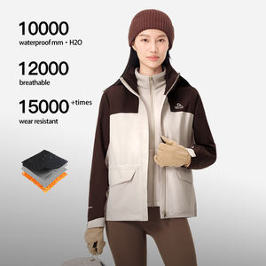 PELLIOT <span class=keywords><strong>donna</strong></span> escursionismo Outdoor <span class=keywords><strong>lunga</strong></span> moda <span class=keywords><strong>giacca</strong></span> <span class=keywords><strong>impermeabile</strong></span> per le donne adulti campeggio inverno & escursionismo indossare lettera - Product Image 3