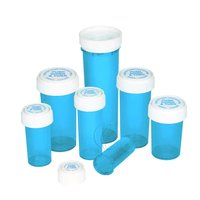 30 flacons de pilules en plastique résistant aux enfants Dr 60Dr 90Dr bouchon à vis pour le stockage des médicaments