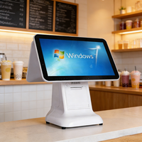 Caisse enregistreuse tout-en-un POS 15 pouces avec imprimante thermique 58 mm/80 mm, système d'exploitation Android, processeur RK3566, Bluetooth 5.2