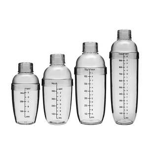 Plastica Shake Cup con scala Bubble Tea attrezzature <span class=keywords><strong>Bar</strong></span> di misurazione di agitazione tazza di grande capacità Shaker per Bubble Tea <span class=keywords><strong>Bar</strong></span> strumenti - Product Image 1
