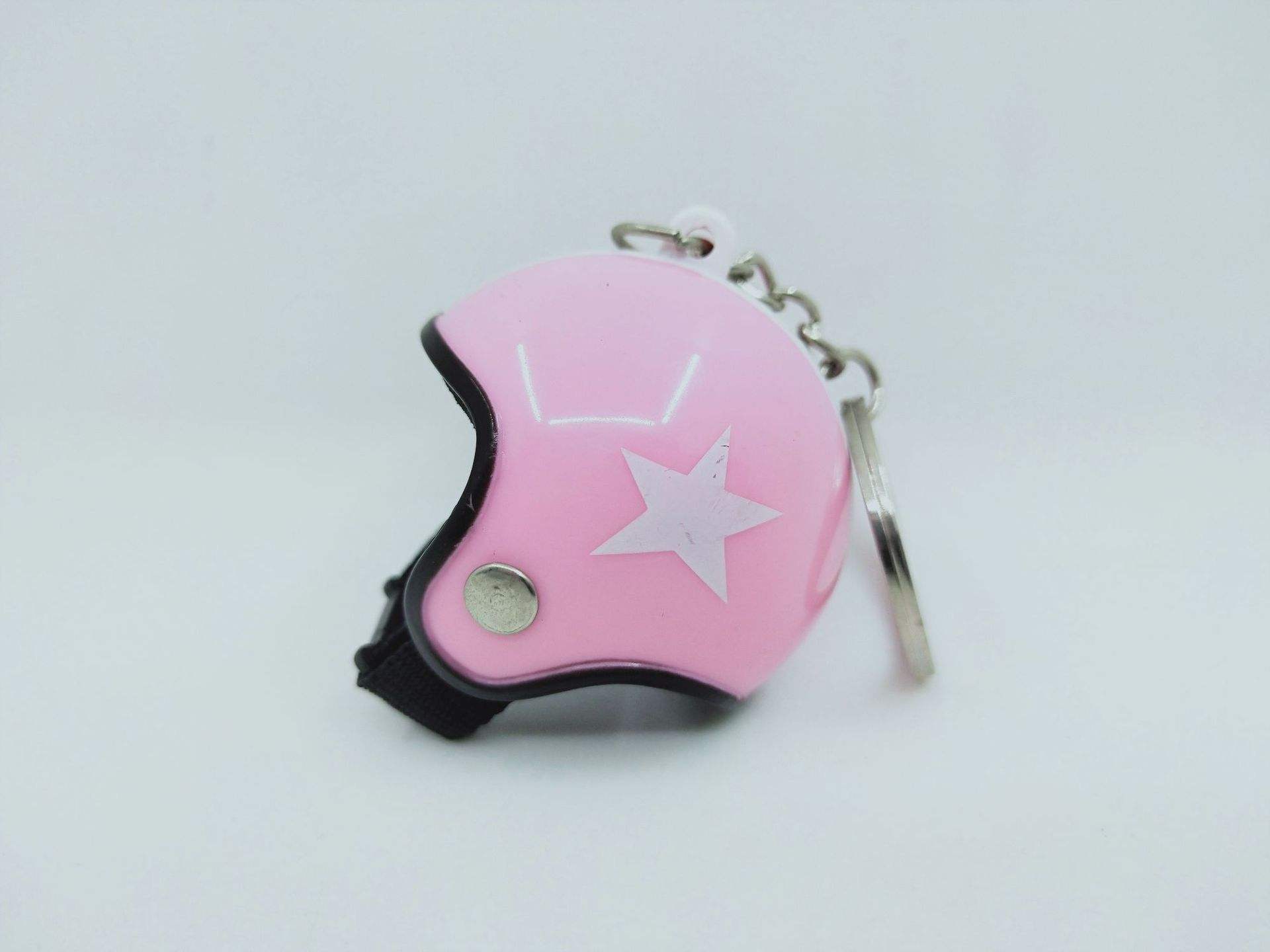 หมวกกันน็อคห้าดาว สีชมพู