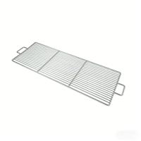 Grilles jetables pour la transformation de la viande, grilles de cuisson vapeur et fumée, grilles en treillis métallique ondulé en acier inoxydable, grilles de barbecue en acier inoxydable