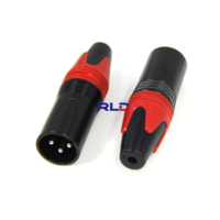 3 p Connecteurs Audio Bulk Plaqué Mâle Femelle Cannon Jack Socket Plug 3 Pin Xlr Cable Mount Connector for Dmx Dmx512 Microphone