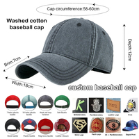 Gorra de Béisbol Premium Personalizada, Gorra de 6 Paneles Estilo Vintage, Gorra de Béisbol Lisa para Personalización de Marca