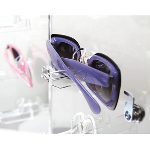 Acrylic xoay Kính mát Eyewear Bộ sưu tập kính mát chủ kính trường hợp công suất Kính mát Eyewear Organizer 24 cặp - Product Image 5