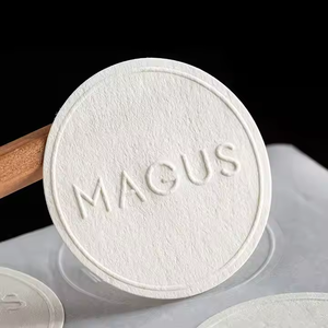 Nhà Máy Giá tùy chỉnh vòng 3D dập nổi Nhãn dán nhãn mờ kết cấu thô Mô hình cây nướng niêm phong giấy dán - Product Image 1