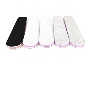 Limas de <span class=keywords><strong>Uñas</strong></span> Personalizadas con Logotipo, <span class=keywords><strong>Mini</strong></span>, 9 cm, Doble Cara, Blancas, Negras, Grises, Rectas, Tipo Zebra, de Papel de Lija - Product Image 6