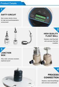 Sensor de Nivel de Flotador de Acero Inoxidable SFLS200, Venta Directa de Fábrica, Control Multipunto - Product Image 5
