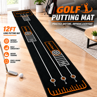 Tapis de putting pour le golf, tapis de putting d'intérieur pour la maison, le bureau, le studio de golf et les centres d'entraînement