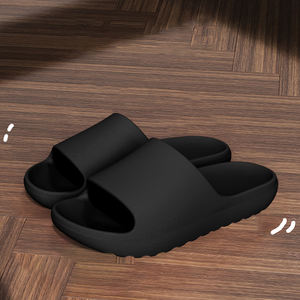 Унисекс удобные легкие тапочки с облаком Мужские Женские сандалии на толстой подошве с открытым носком для лета с логотипом на заказ большого размера - Product Image 5