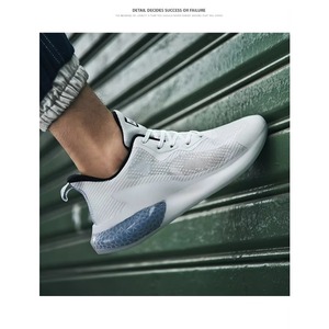 Men's Sport Casual <b>Running</b> Shoes - Suitable <b>for</b> All Seasons - Mesh Upper, Breathable, Shock-absorbing, and Odor-resistant - Product Image 4