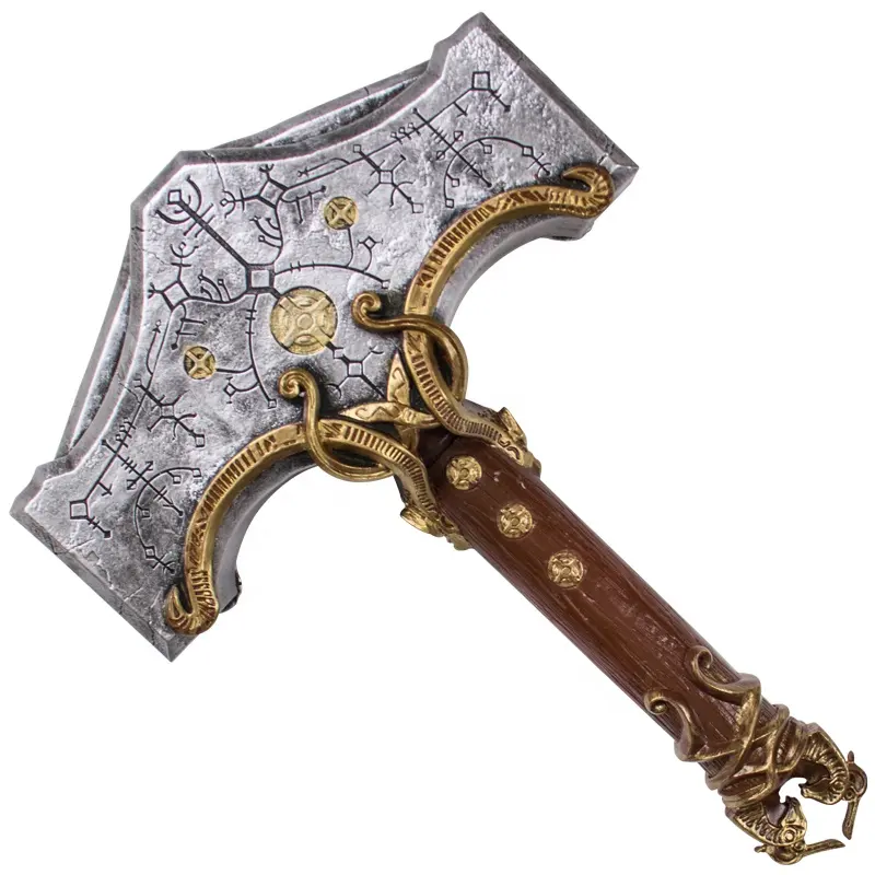 Jeu classique de dieu de la guerre: Ragnarok Thor Hammer accessoires de Cosplay artisanaux en résine hautement réduits