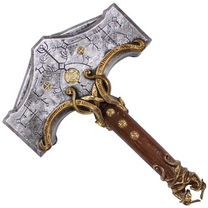 Jeu classique de dieu de la guerre: <span class=keywords><strong>Ragnarok</strong></span> Thor Hammer accessoires de Cosplay artisanaux en résine hautement réduits - Product Image 1