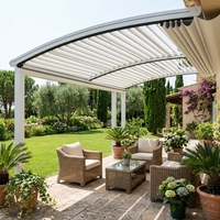 Pergola motorisée pliante étanche à télécommande, toit rétractable pour piscine, patio résidentiel, devanture de magasin – Meilleures ventes