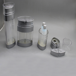 15ml 30ml recto redondo giratorio como bomba sin aire recargable botella de doble tubo botella cosmética sin aire para embalaje de cuidado de la piel - Product Image 5