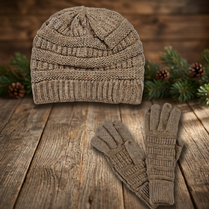 Adult Autumn Winter Windproof Warm 100% Acrylic Knit <b>Hat</b> & Bib 2-Piece Set Jacquard Style Medium Length Wholesale Color Size - Product Image 5