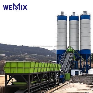 MHZS60 Centrale à béton sans fondation Centrale à béton sans fondation Alimentation par courroie sans fondation Usine à béton prête à l'emploi - Product Image 1