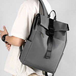 Custom <b>Laptop</b> Bags Waterproof Casual Sport Travel <b>Roll</b> <b>Top</b> Mochila Large Capacity Usb <b>Laptop</b> <b>Backpack</b> - Product Image 1