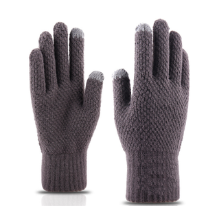 Gants d'hiver en <span class=keywords><strong>laine</strong></span> acrylique pour hommes et femmes, accessoire en tricot chaud et extensible - Product Image 5