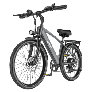 จักรยานไฟฟ้า GOKEEP <span class=keywords><strong>EP26</strong></span> สำหรับผู้ใหญ่ 250W Ebike 48V 26 นิ้ว จักรยานเมือง จักรยานเสือภูเขา ระยะทาง 80 กม. ระบบช่วยปั่น OEM ODM โรงงาน ราคาถูก - Product Image 1